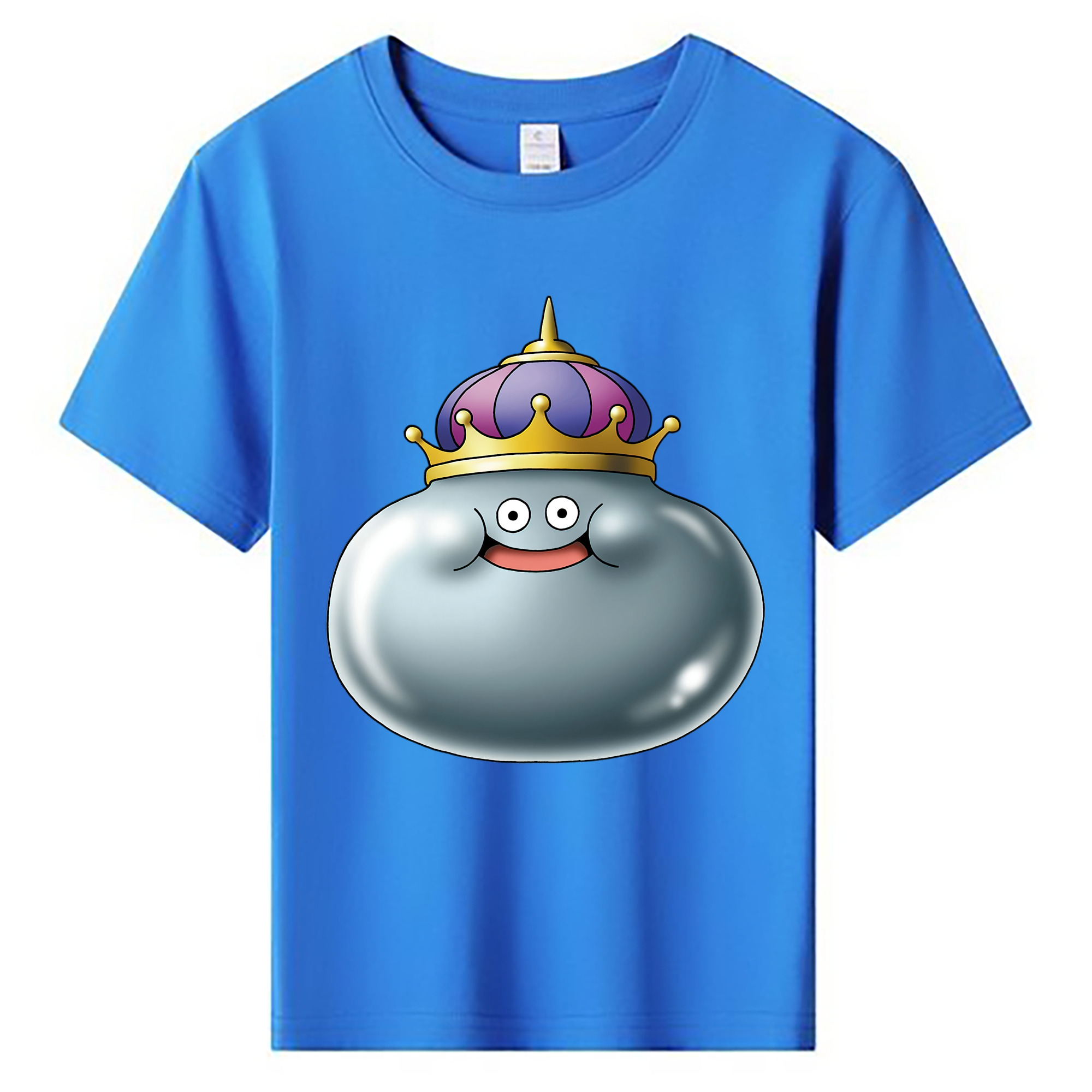（画像用） ドラゴンクエスト Doragon Kuesuto Dragon Quest 綿100％キッズTシャツ（フロントプリント）
